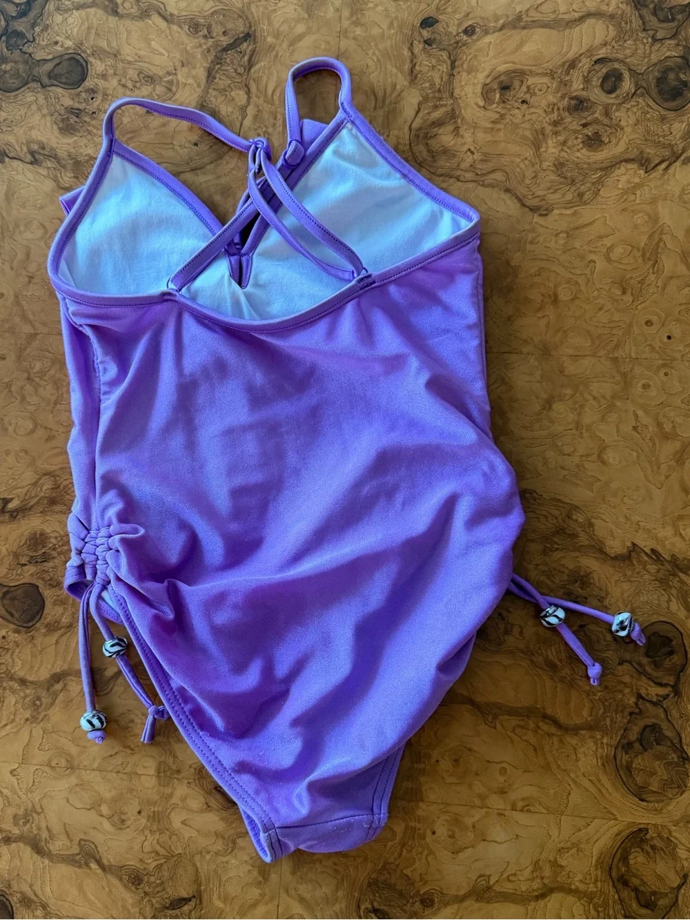 Seafolly One Piece Purple Swimsuit Girls Size 8